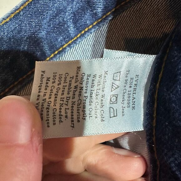 Everlane‎ The ’90s Cheeky Jean Size 26 Ankle Size 2 - Picture 9 of 14
